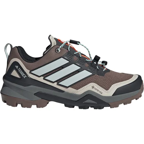 adidas Terrex Women's Skychaser GTX - Multisportschuhe für Outdoor-Abenteuer - Wanderschuhe mit wasserdichter GORE-TEX Membran, ideal für Wandern und Speed Hiking. Leicht und bequem, Farbe: Grau, Größe: 7,5. Jetzt entdecken bei Bergfreunde.de!