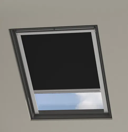 Cocoon Home Dachfensterrollo FK06 Velux Passend - Verdunkelnd - Schwarz