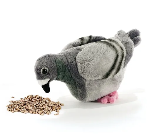 Plüsch Taupe Plush & Company 15826 L.23 CM Pigeon - Sonstige, mit langen, tollen Flügeln und ideal für alle Altersgruppen und Anlässe. Stehende Position, Länge: 23 cm.