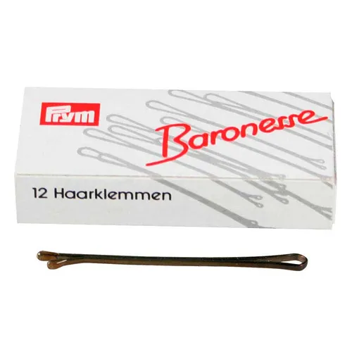 weitere Marken Baronesse Baronesse Klemme 50 mm, Braun (12 Stück)