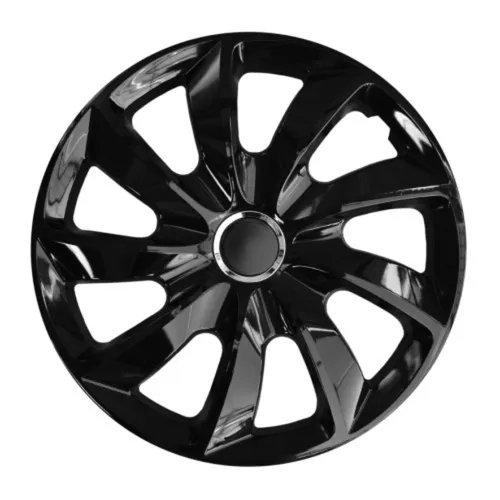 Radzierblende STIG Silber 15 Zoll 4er Set - Radkappen aus schlagfestem ABS-Kunststoff, werkzeuglose Befestigung für eine einfache Montage. Ideal für einen stilvollen Look Ihres Fahrzeugs.