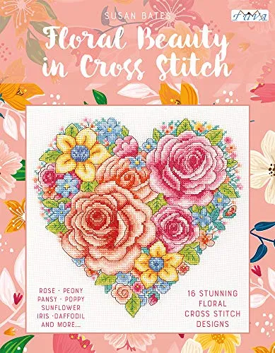 Floral Beauty in Cross Stitch: 16 Stunning Floral Cross Stitch Designs