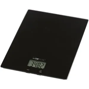 Clatronic Küchenwaage KW 3820, bis 5kg, digital, schwarz, Teilung 1g