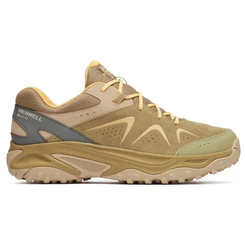 Merrell Yokota 3 GTX Herren Wanderschuhe in Grün, Größe 45 - Wanderschuhe mit wasserdichter Gore-Tex-Membran für ein trockenes Tragegefühl. Ideal für Outdoor-Abenteuer, rutschhemmende Sohle sorgt für Sicherheit auf jedem Terrain.