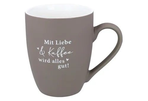 Spruchreif® Tasse SOFT-TOUCH-Tasse mit beidseitiger Gravur, Geschenkidee Teeliebhaber