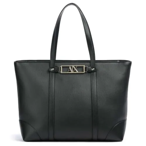Armani Exchange Polly Shopper Tasche 37 cm - Schwarz - Stylische Armani Exchange Polly Shopper Tasche mit 37 cm Breite, ideal für den Alltag. Robustes Design und großzügiger Stauraum machen sie zum perfekten Begleiter.