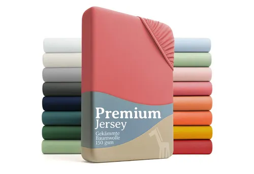 Laleni Spannbettlaken Premium für Beistellbett in orange von Laleni