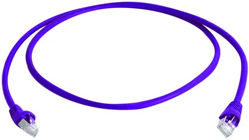 Telegärtner Patchkabel S-FTP Cat.6A, MP8 FS 500, LSZH, 0,25 m, lila (L00000A0237)