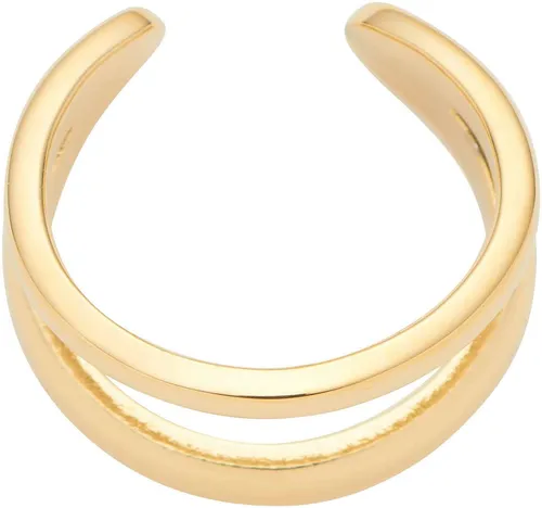 CIAO! BY LEONARDO Ohrklemme Earcuff Simba - Gelbgoldfarben - Eleganter Ohrclip aus massivem Edelstahl, IP-beschichtet in Glanzoptik. Ideal für jeden Anlass, ob Büro oder Feier. Perfektes Geschenk, geliefert im Organza-Beutel.