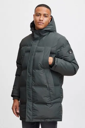Project Steppmantel PRGondo Modische Jacke grau L 11 - Stylischer Steppmantel mit hochschließendem Kragen und Kapuze, ideal für kühle Tage. Aus 100% Polyester gefertigt und mit Fleece gefüttert, bietet er Komfort und schützt vor Wind.