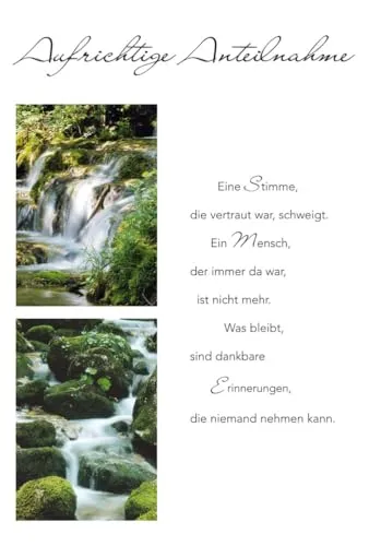 bsb Trauerkarte zur Beerdigung