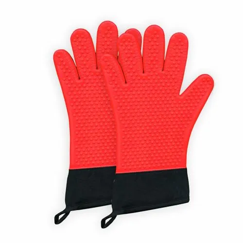 Topfhandschuhe & Topflappen Rot von Fire Stone