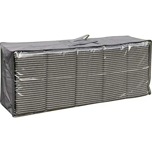 Haushalt International Tragetasche Hülle schwer für Gartenmöbel Auflagen 125x32x50cm anthrazit 61046