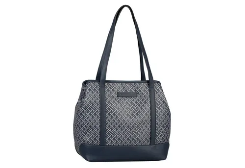 TOM TAILOR Umhängetasche Shopper Yoki PRINTED BLUE in blau von Tom Tailor