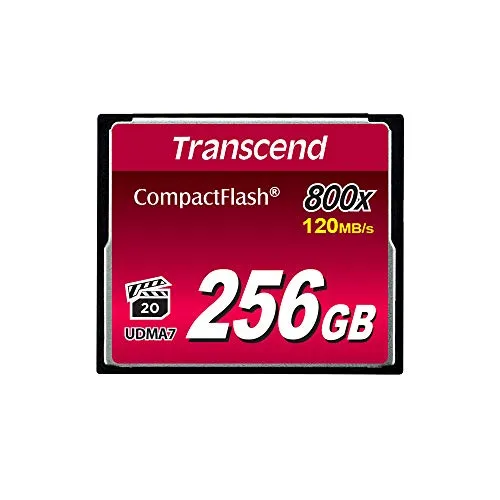 Transcend 256GB CompactFlash 800 Speicherkarte von Transcend