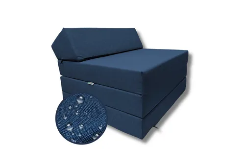 FORTISLINE Klappmatratze Dunkelblau - Matratzen mit wasserfestem Bezug, ideal für drinnen und draußen, leicht und vielseitig einsetzbar – perfekt für jedes Alter!