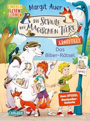 Die Schule der magischen Tiere ermittelt Neuausgabe 7: Das Biber-Rätsel: Einfach lesen lernen | Detektivgeschichte für Erstleser*innen ab 6 Jahre - 2. Lesestufe (7)