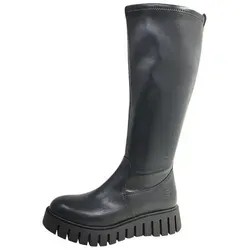 Bagatt Stiefel Nappaleder - Elegante Langschaftstiefel - Wanderschuhe mit stabiler, rutschhemmender Laufsohle und praktischen Reißverschluss. Ideal für Alltag und besondere Anlässe, ein Must-Have für stilbewusste Damen.