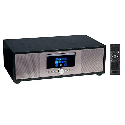 MEDION P66024 All in One Audio System - Kompaktanlage mit Internet, DAB+ und Bluetooth 5.0 für brillante Klangqualität und umfangreiche Medienwiedergabe. Ideal für Musikliebhaber!