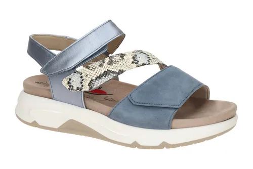 Gabor ROLLINGSOFT Damen Sandale in blau von Gabor