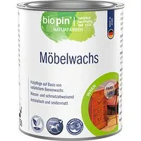 Biopin Möbelwachs 750 ml farblos - Holzöle & Holzwachs, schützt und pflegt Holzoberflächen mit einem natürlichen, farblosen Finish für langlebige Schönheit.