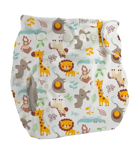 Popolini Stoffwindeln mitwachsende Überhose Snap2fit 3-15 kg