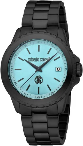roberto cavalli Quarzuhr Men RC5G132M0065, Armbanduhr, Herrenuhr, Edelstahlarmband, analog