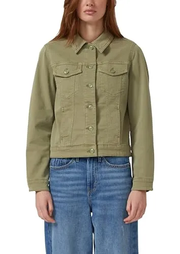 s.Oliver Leichte Denim-Jacke - Stylische, leichte Denim-Jacke mit regulärer Passform aus hochwertigem Baumwollmix. Ideal für lässige Looks, mit langem Arm und praktischer Brusttasche.