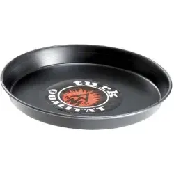 Turk Pizzablech aus Blaublech, ohne Beschichtung , langlebig 67126 , Ø 26 cm, Höhe: 2,5 cm