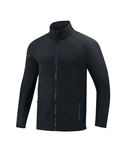 JAKO Herren Softshelljacke Team 4XL, schwarz - Funktionsjacke mit wind- und wasserabweisendem Obermaterial, ideal für Outdoor-Aktivitäten und sportliche Einsätze.