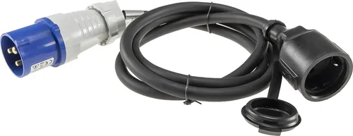 CEE ADAPTER Schuko Kupplung Stecker 230V Camping Wohnwagen Boot IP44  3x2,5mm²--