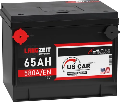 US Autobatterie 65Ah 12V – Zuverlässige Starterbatterie für Ihr Fahrzeug