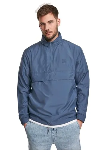 Urban Classics HIDDED Hood Pull Over Jacke vintage - S - Funktionsjacke mit durchdachtem Design, verstaubarer Kapuze und elastischen Bündchen für optimalen Tragekomfort. Ideal für kalte Tage und stylisch zugleich!