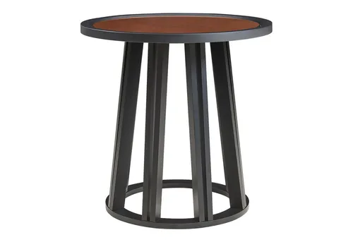 en.casa Beistelltisch »Burgess« 51xØ51 cm - Ablagetische mit stilvollem Design, vielseitig einsetzbar und pflegeleichte Oberfläche für einfache Reinigung.