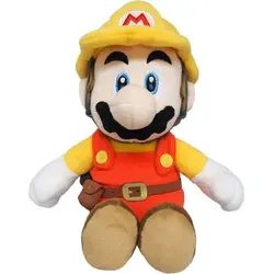 Nintendo Mario Maker 2 Plüschfigur 25cm - Plüschfigur aus hochwertigem, kuschelweichem Material, offiziell lizenziert von Nintendo – perfekt für Sammler und Fans!
