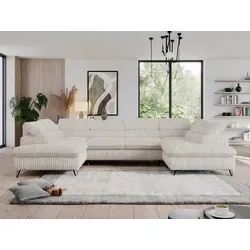 MKS MEBLE Cord Sofa U in beige von MKS Meble