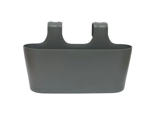 Engelland Blumenkasten Blumentopf zum Hängen (Vorteils-Set, 1 St., Fassungsvermögen je Topf 5,5 Liter), UV-Beständig, Frostbeständig, Wasserauffangschalen