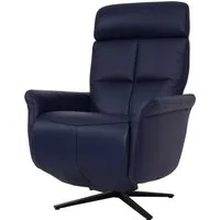 Relaxsessel MCW-L10 - Design Fernsehsessel mit Liegefunktion - Sessel, drehbar und mit Liegefunktion, hochwertiges Voll-Leder, ideal für entspannte Fernsehabende und gemütliche Stunden.