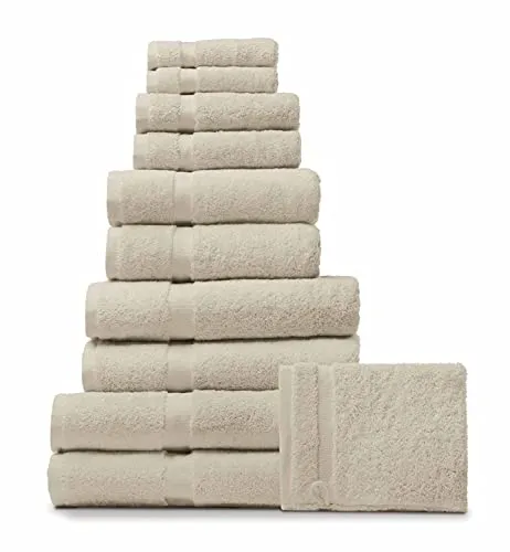 Rhomtuft Handtücher Princess Stone - 320 - Gästehandtücher mit edler Borte aus mercerisierter Baumwolle, sorgen für ein luxuriöses Feeling in Ihrem Bad.