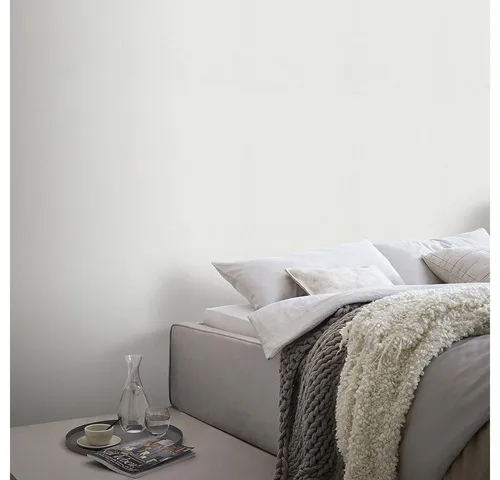 Erismann Vliestapete Uni Textil Struktur Modern Weiß Glitzer Effekt 10473-01