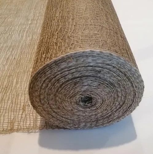 Jute Armierungsgewebe 50m² GESTÄRKT (appretiert) in braun von LePuZu