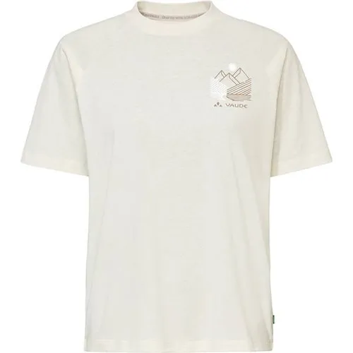 Vaude Damen Cyclist Casual T-Shirt - Größe XS, Weiß - Modisches, leichtes Damen Fahrradshirt aus nachhaltigen Materialien, ideal für den urbanen Alltag und sorgt für optimalen Tragekomfort.