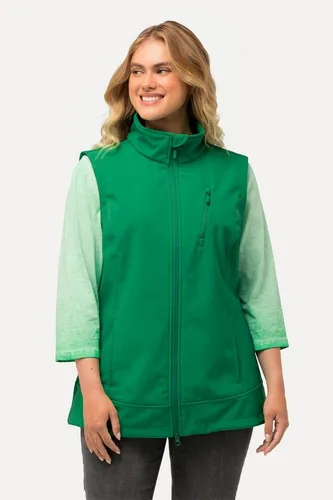 Ulla Popken Steppweste Softshellweste mit Fleecefutter - Funktionsjacken mit warmer Fleece-Innenseite, wasserabweisend und winddicht. Bequeme Passform und praktischer 2-Wege-Zipper für jeden Anlass.