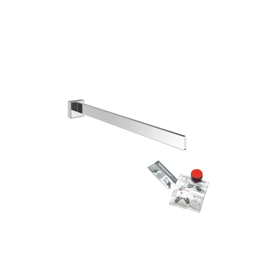 emco cue Handtuchhalter Bundle bestehend aus Handtuchhalter 41,6cm und Klebeset,