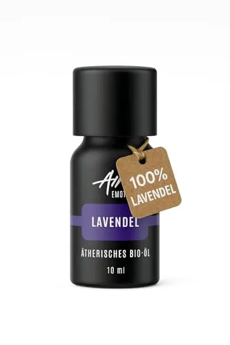 Air Creative® BIO Lavendelöl 10ml, Ätherisches Öl (Lebensmittelqualität, 100% Naturrein) - Lavendel als Einschlafhilfe & Raumduft - Duftöl für Entspannung, Schlaf & Haut