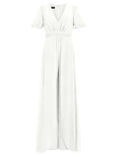 Apart Chiffonoverall in beige von APART Fashion