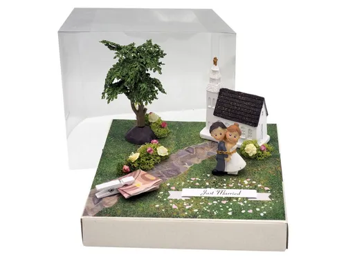 Produktbild ZauberDeko Geschenkbox für Geldgeschenke zur Hochzeit