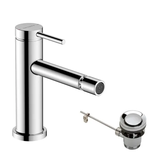 hansgrohe Tecturis S Einhebel-Bidetmischer - Sonstige Armaturen mit optimaler Ausladung von 148 mm und einstellbarer Temperaturbegrenzung für Komfort und Sicherheit im Bad.