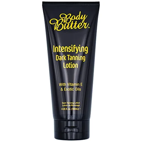 Body Butter dunkle Bräunungslotion creme 180ml flasche