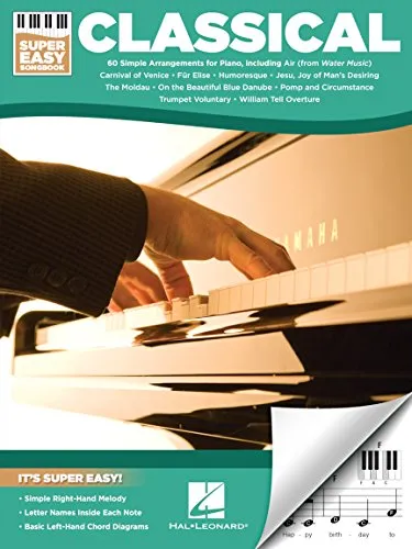 Classical - Super Easy Songbook: Noten für Klavier - Opern Noten mit leicht spielbaren Stücken, ideal für Anfänger und zur Förderung der Klavierfähigkeiten.